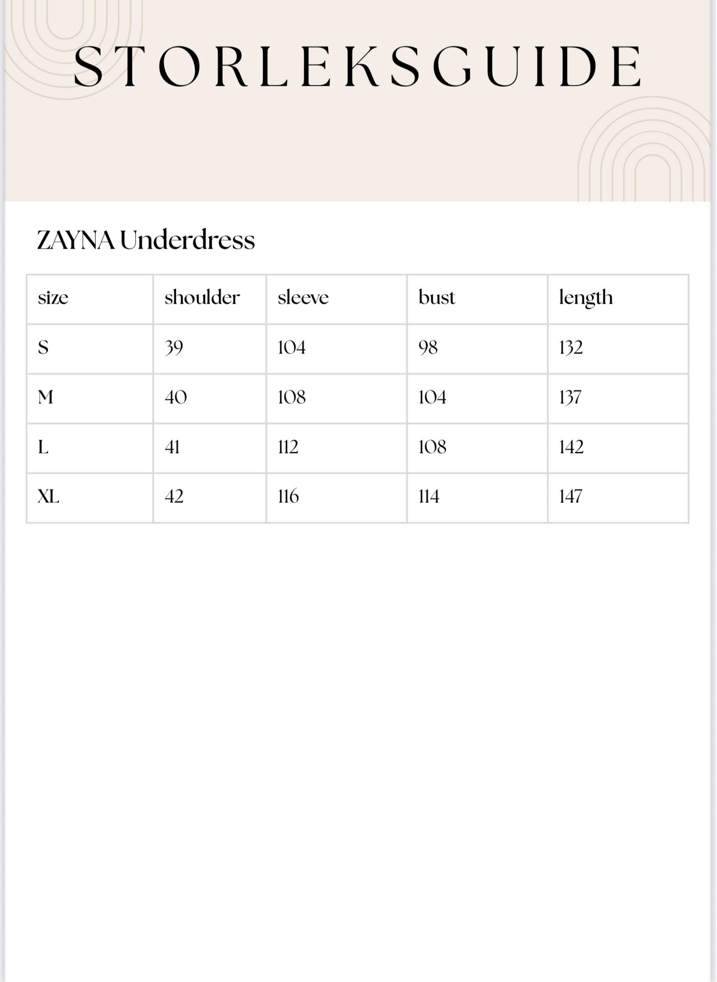 Zayna Underdress