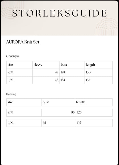 AURORA Knit set