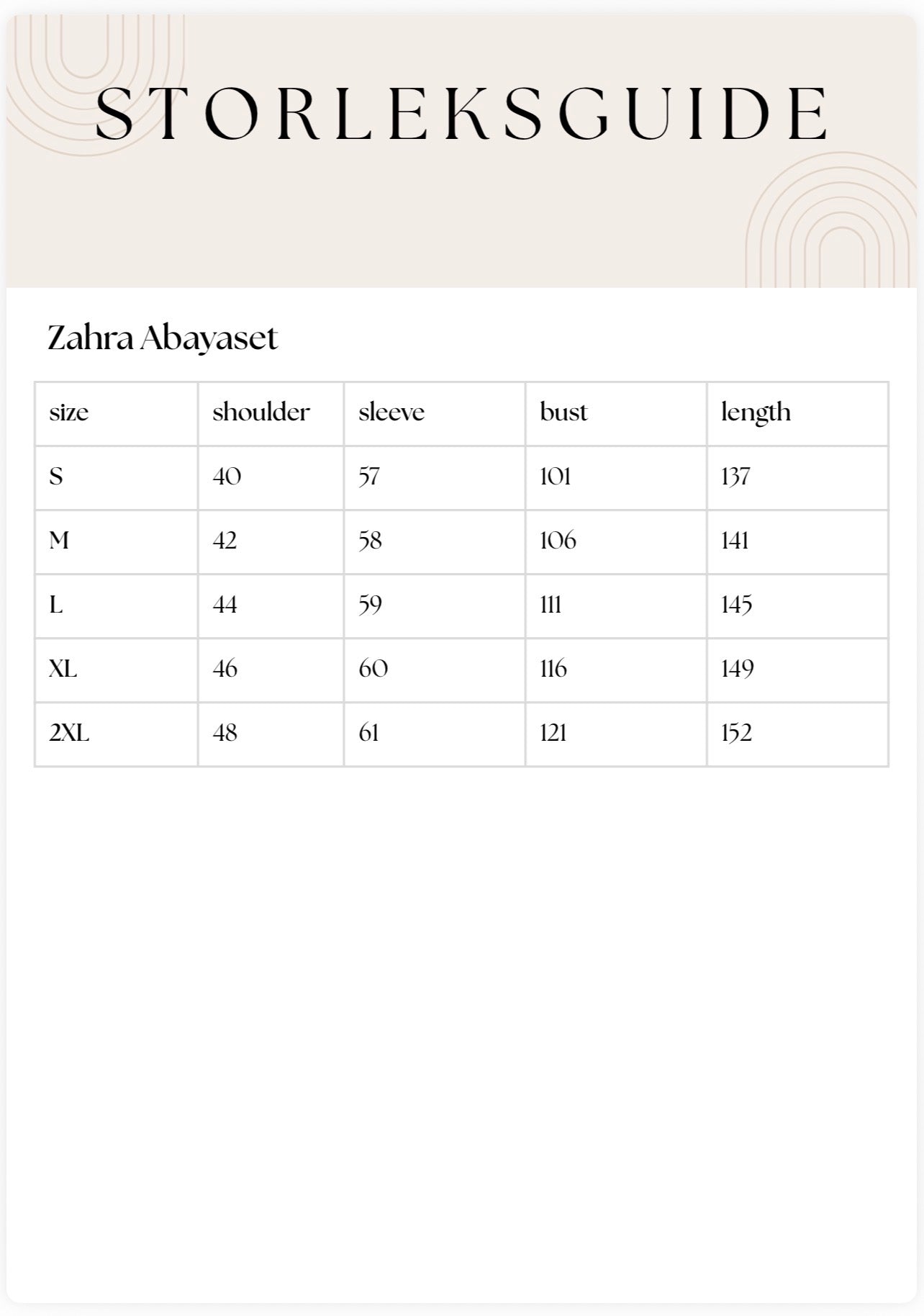 ZAHRA – Abayaset med pärldetaljer