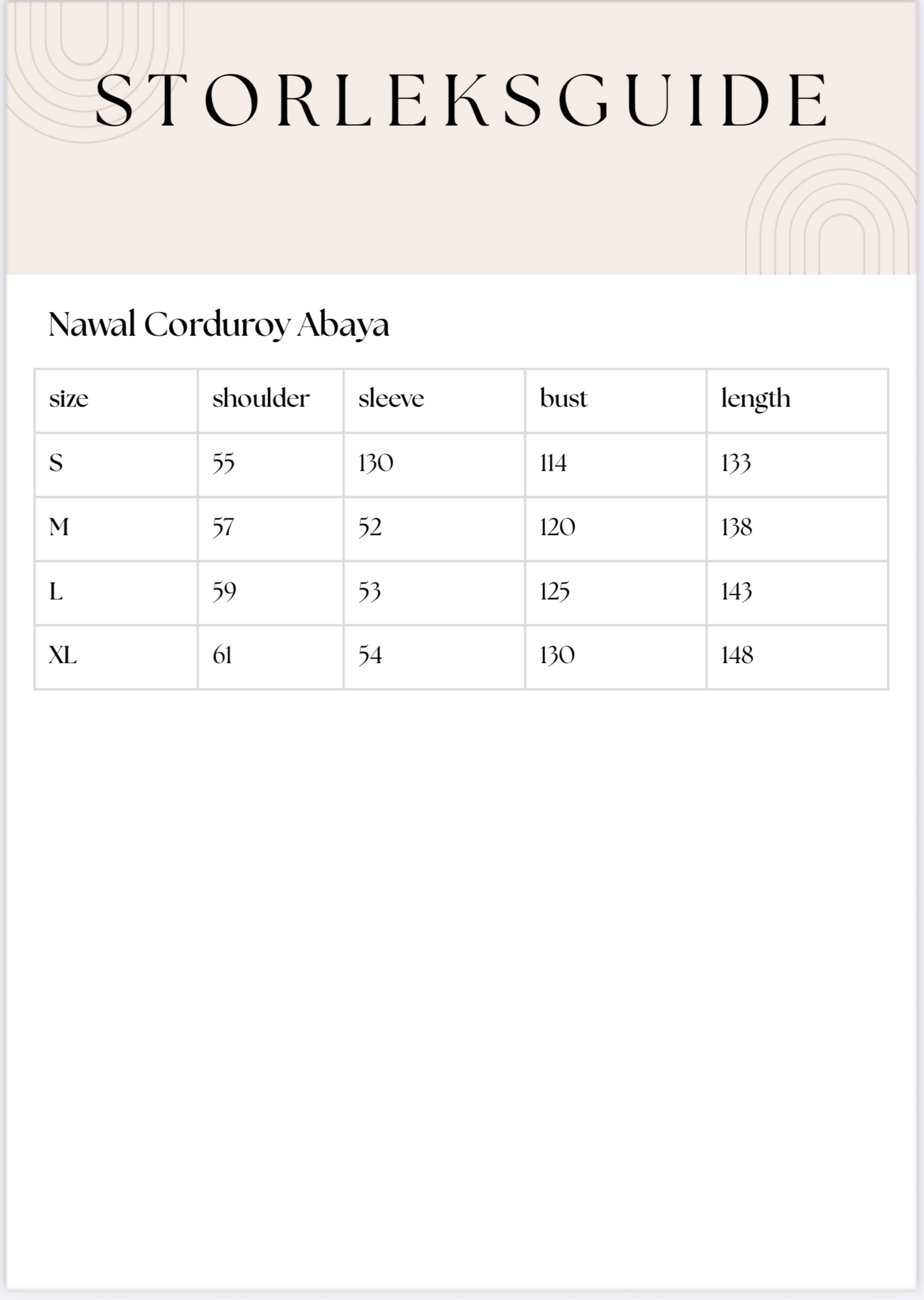 Nawal Corduroy Abaya