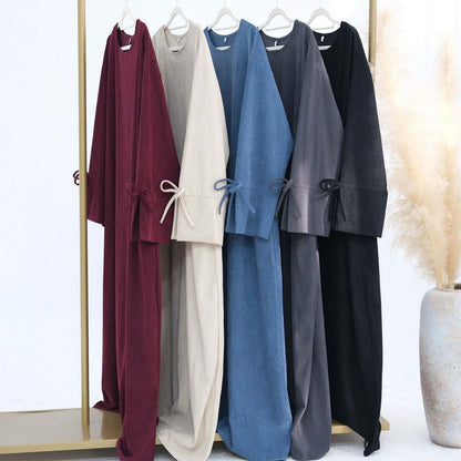 Nawal Corduroy Abaya