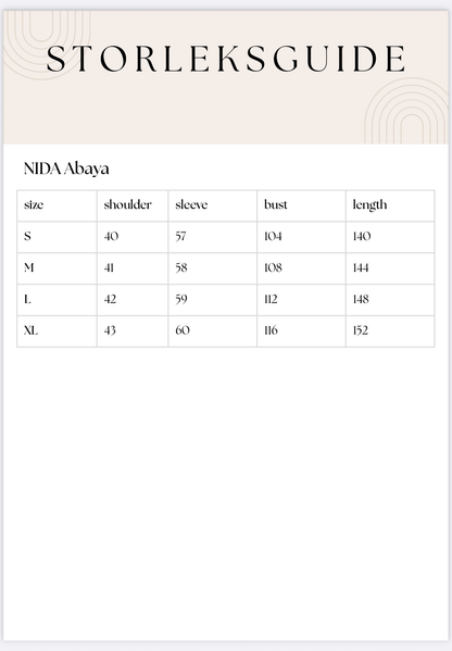 NİDA abaya