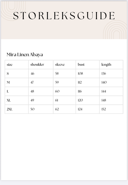 Mira Linen Abaya