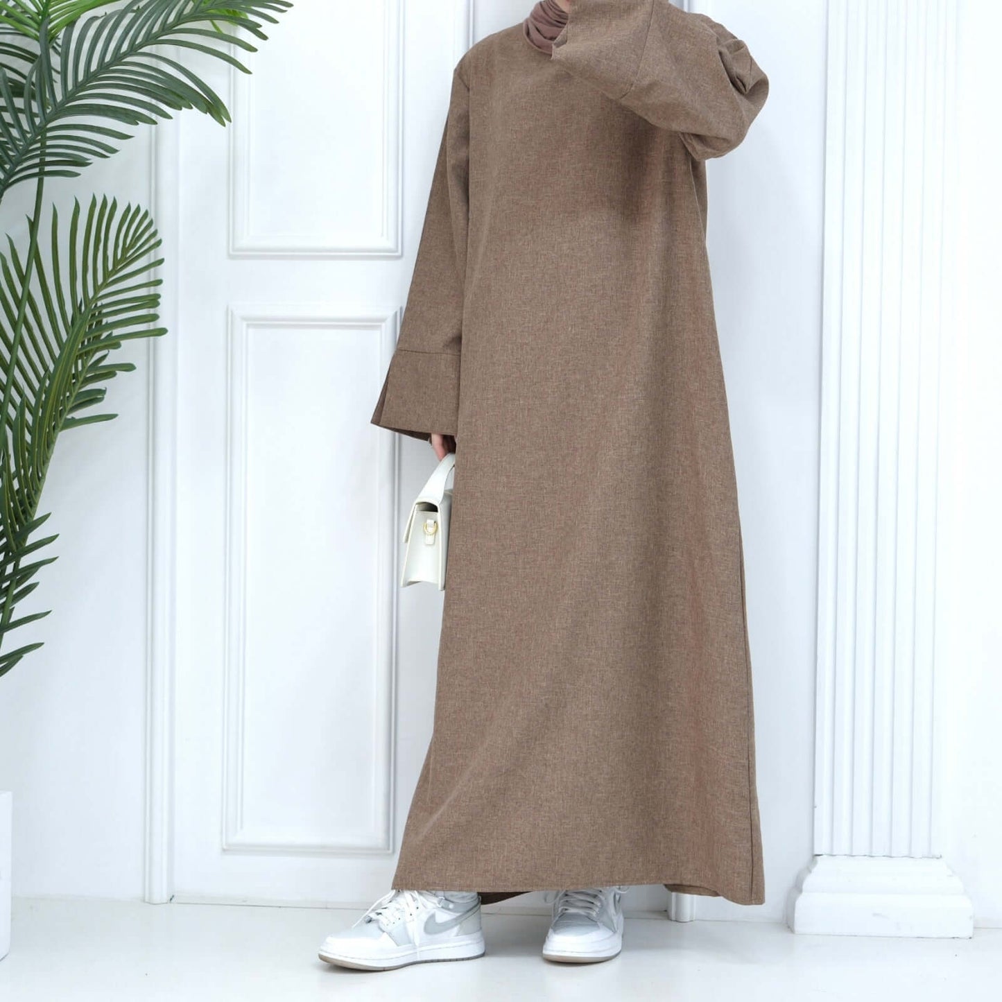 Lina Linen Abaya